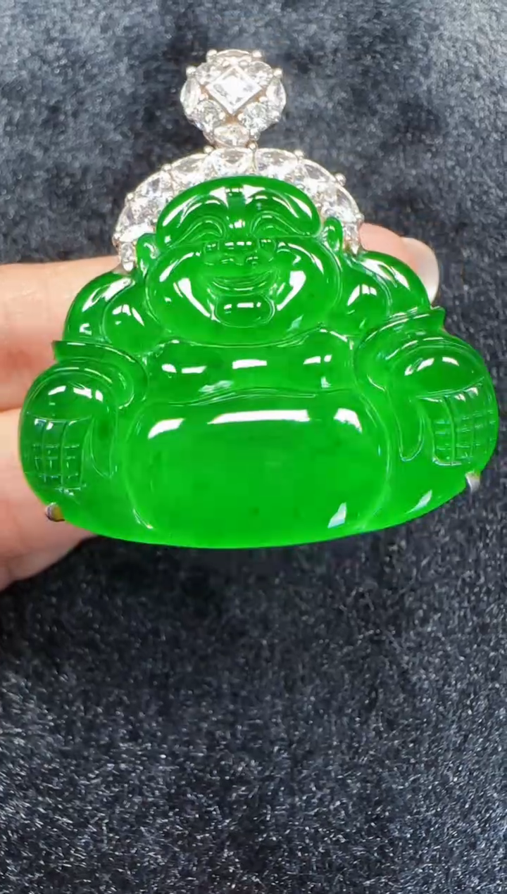 未镶嵌定制翡翠翡翠吊坠196