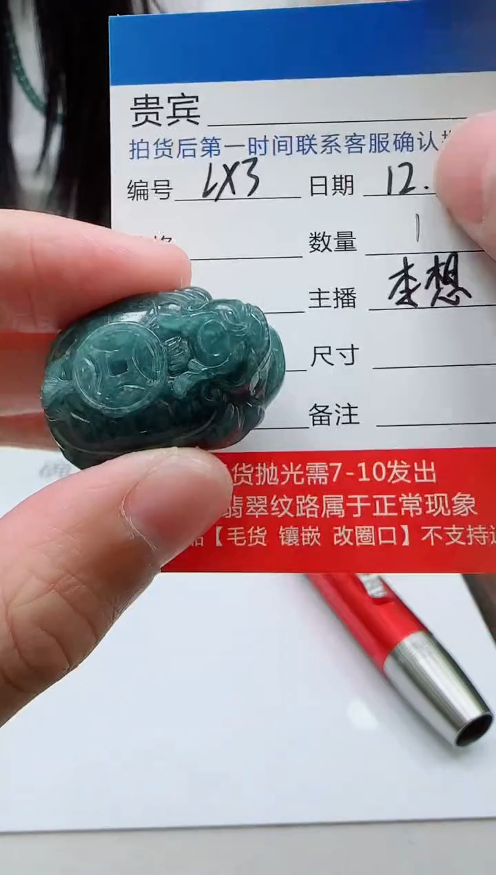 颈饰未镶嵌翡翠LL3翡翠吊坠-多样性发其一