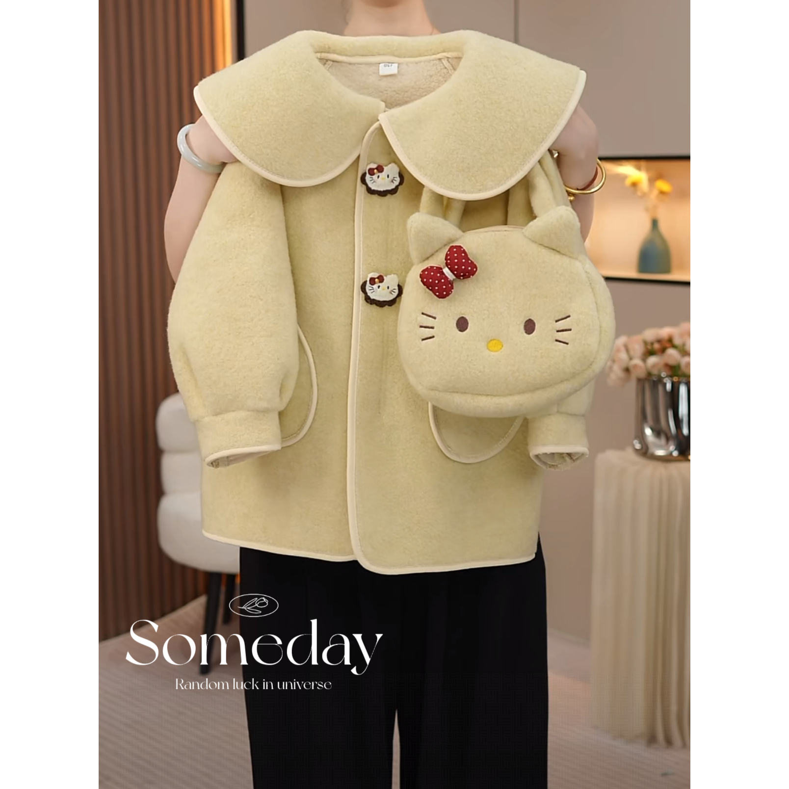 现货-女童外套冬装2025新款中大儿童加厚上衣