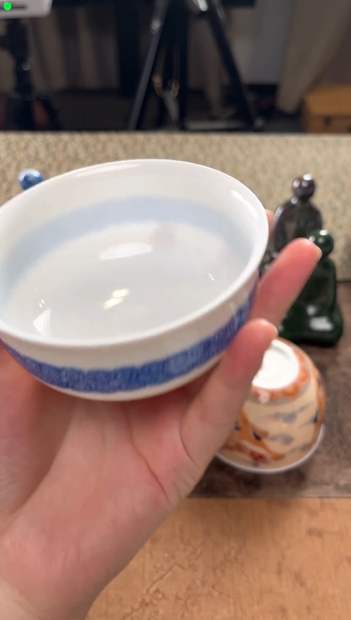 景德镇文祥窑手工釉下彩陶瓷单杯