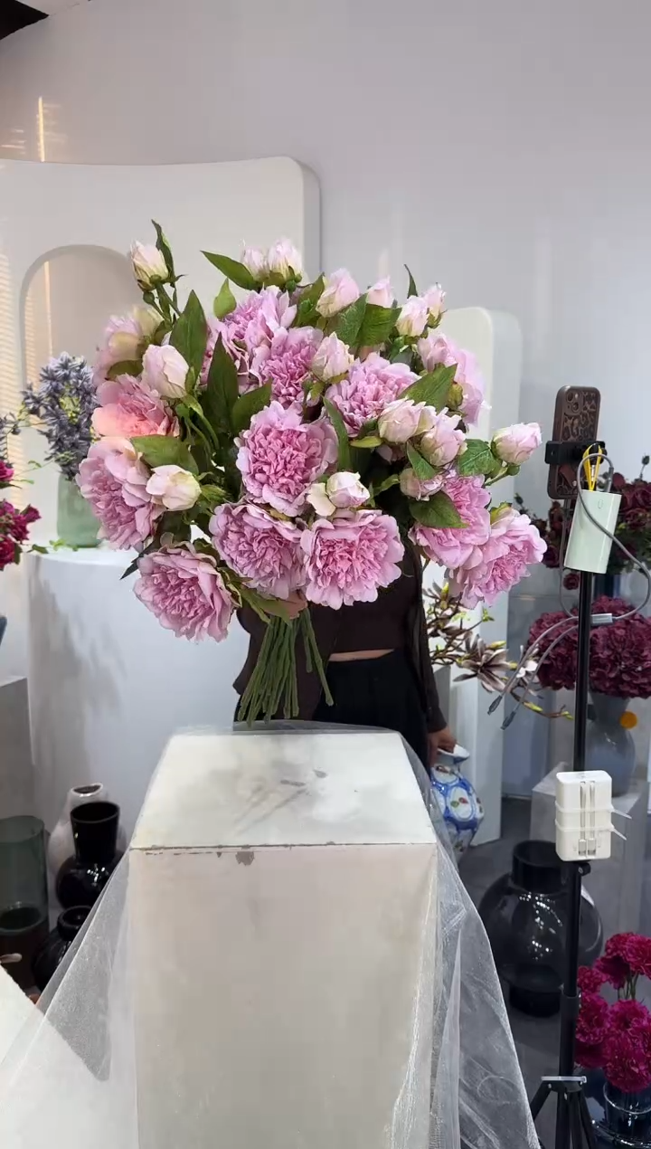 【闪购商品】藤15支粉色牡丹