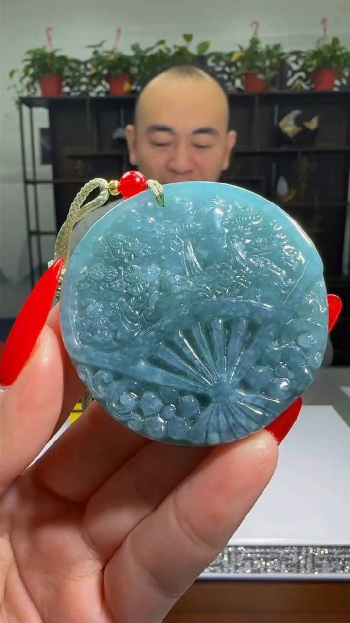 【闪购商品】翡翠颈饰未镶嵌天然翡翠A货吊坠