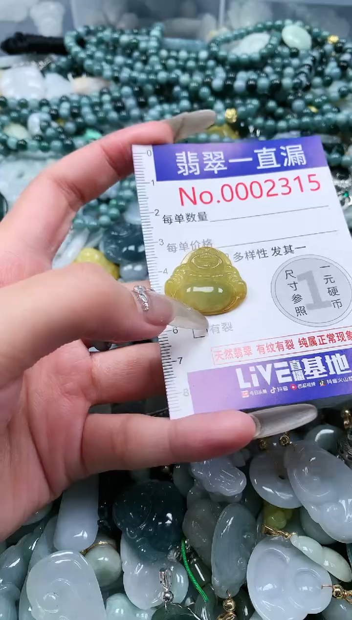 【闪购商品】翡翠吊坠(不含链)未镶嵌2315