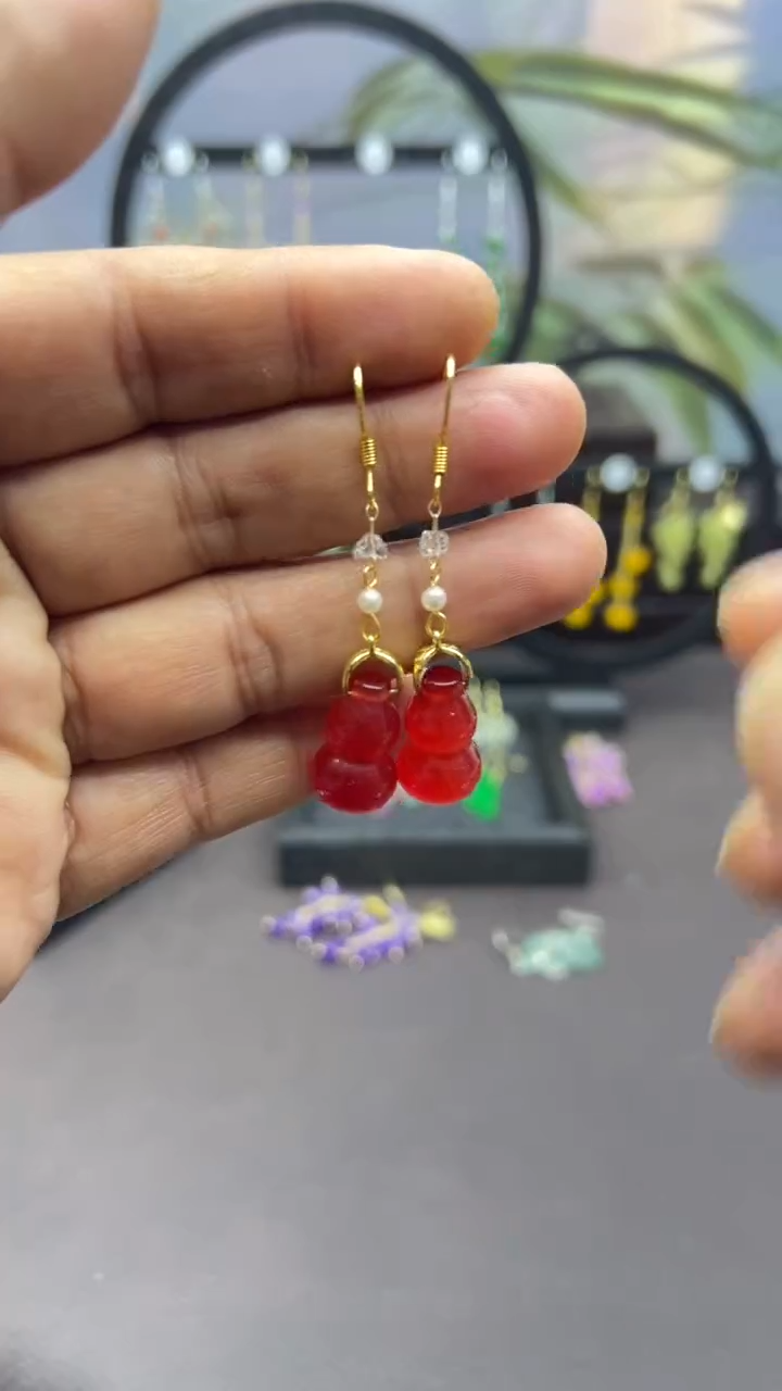 未镶嵌耳饰玛瑙/玉髓305