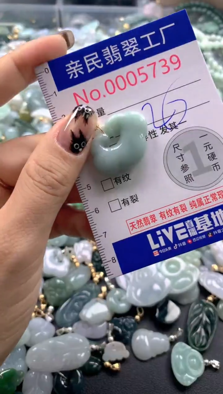 颈饰未镶嵌翡翠5739