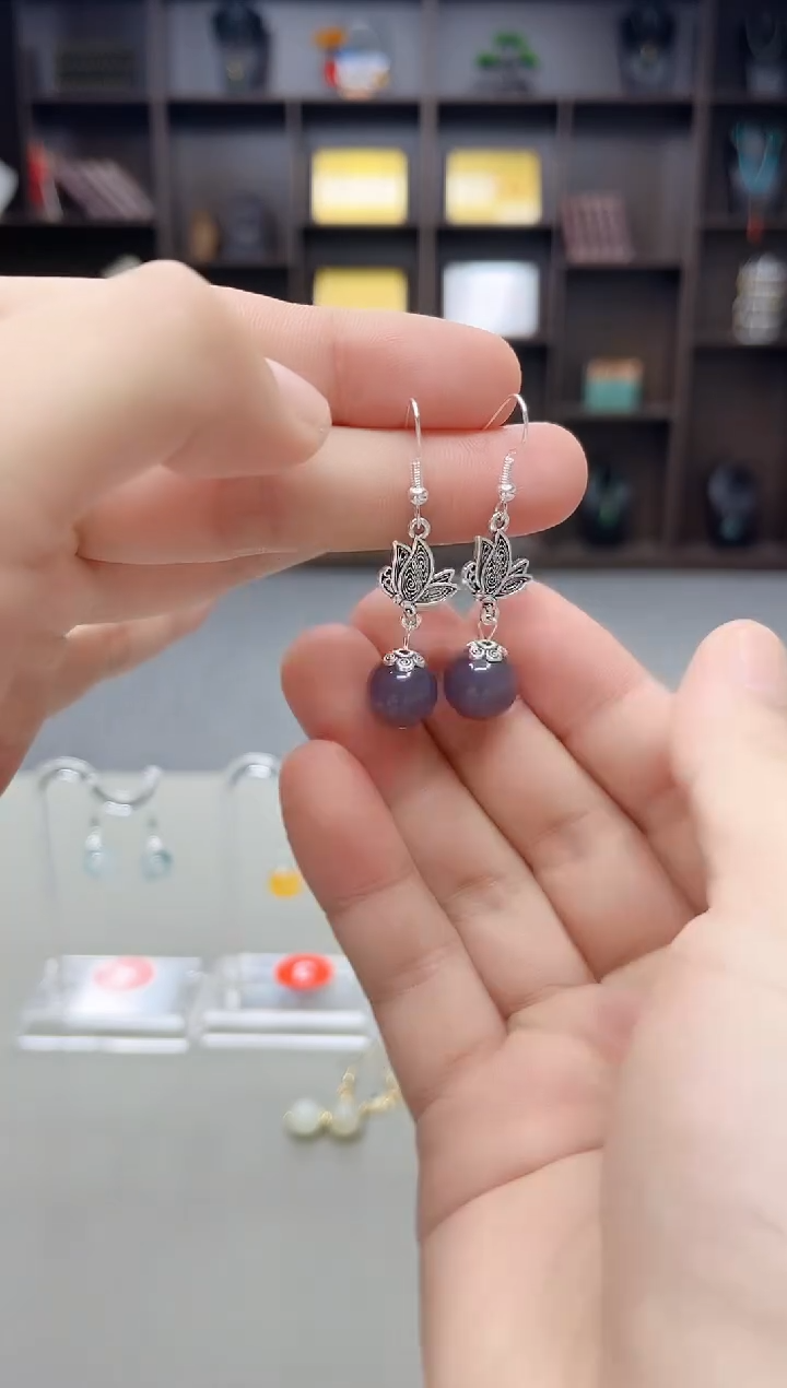 未镶嵌耳饰玛瑙/玉髓231000