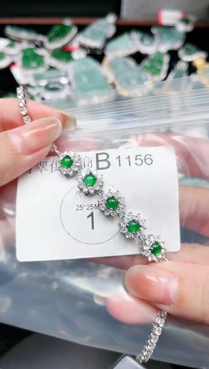 【闪购商品】翡翠颈饰未镶嵌赠皮绳1156