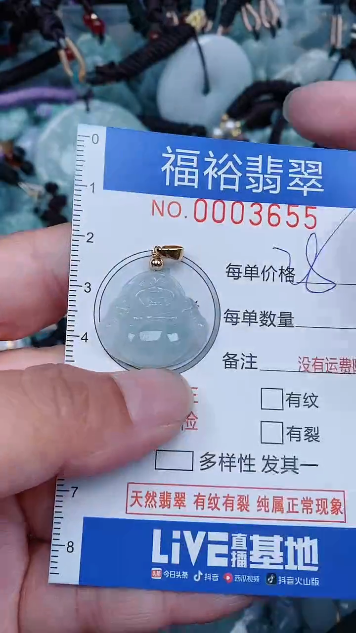 【闪购商品】翡翠颈饰未镶嵌...0003655