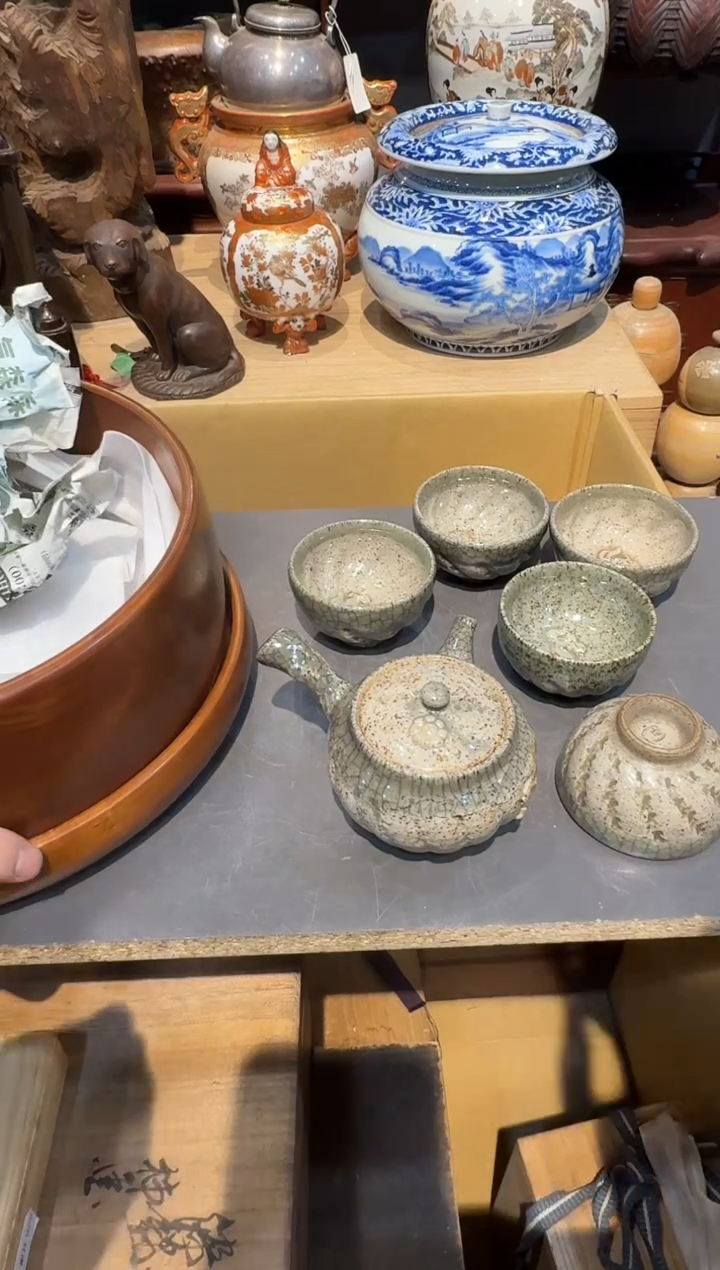 夜*相马烧浮雕马茶具套