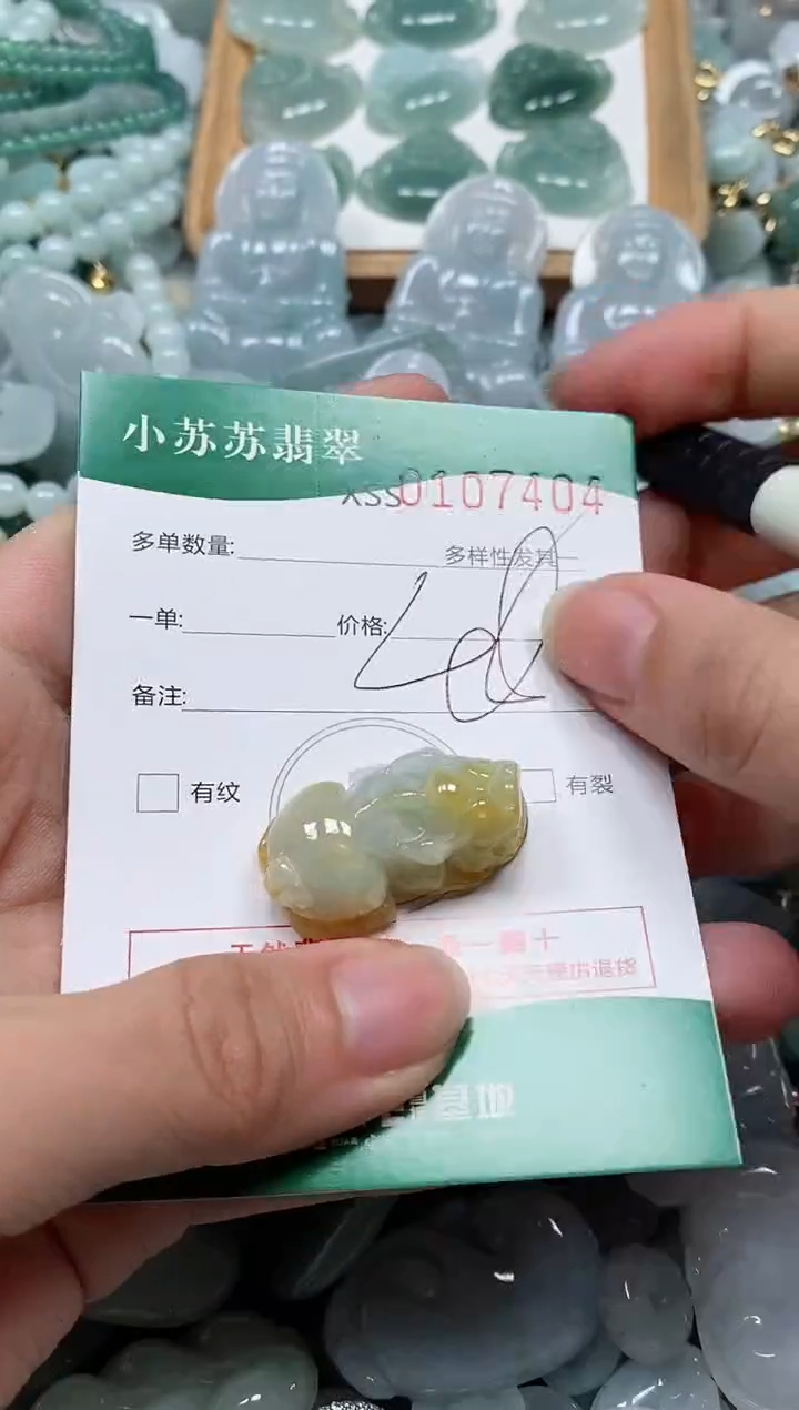 【闪购商品】翡翠颈饰未镶嵌闪购商品0107404