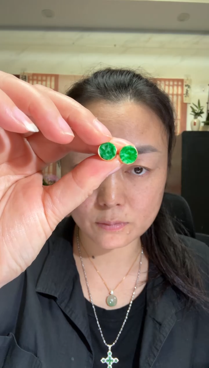 颈饰银S925镶嵌翡翠00005296