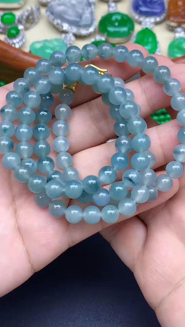 颈饰未镶嵌翡翠357-中国好珍宝