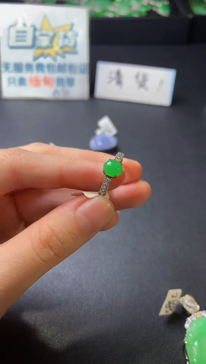 颈饰银S925镶嵌翡翠翡翠