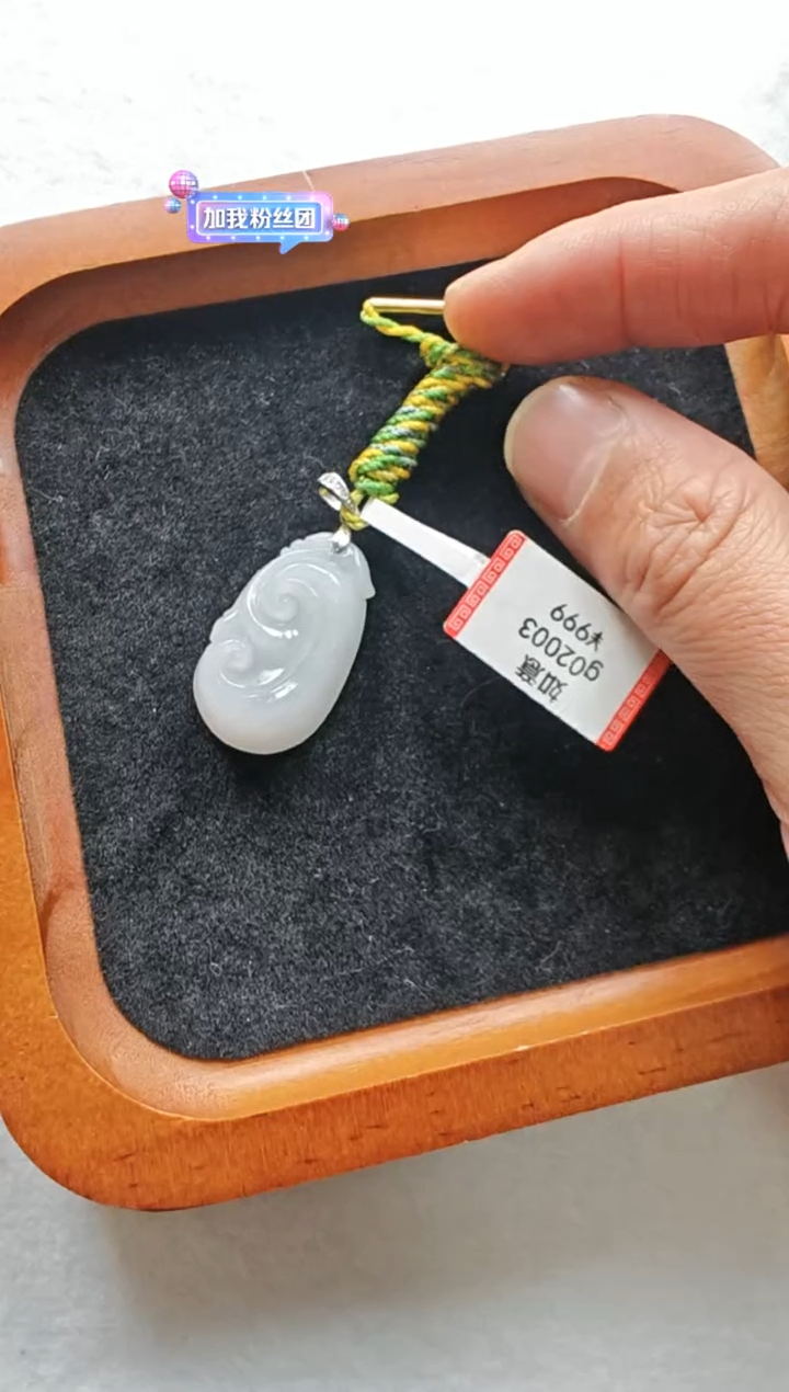【闪购商品】翡翠颈饰未镶嵌g02003-如意