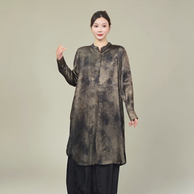 新款时尚轻奢宽松气质显瘦上衣裙245190