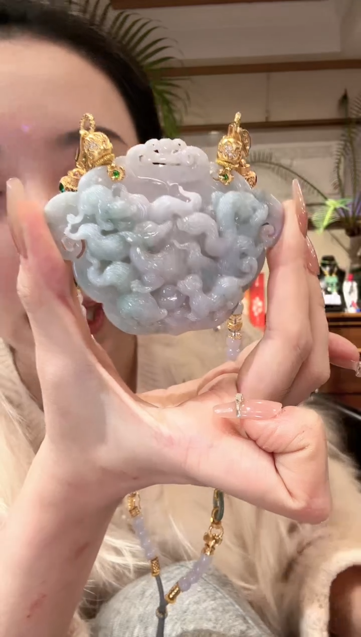 【闪购商品】翡翠颈饰未镶嵌国风