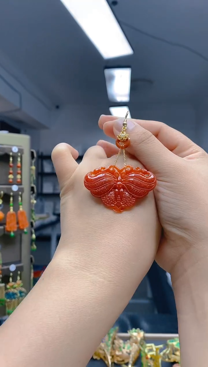【闪购商品】翡翠耳饰合金326翡翠耳钩一个
