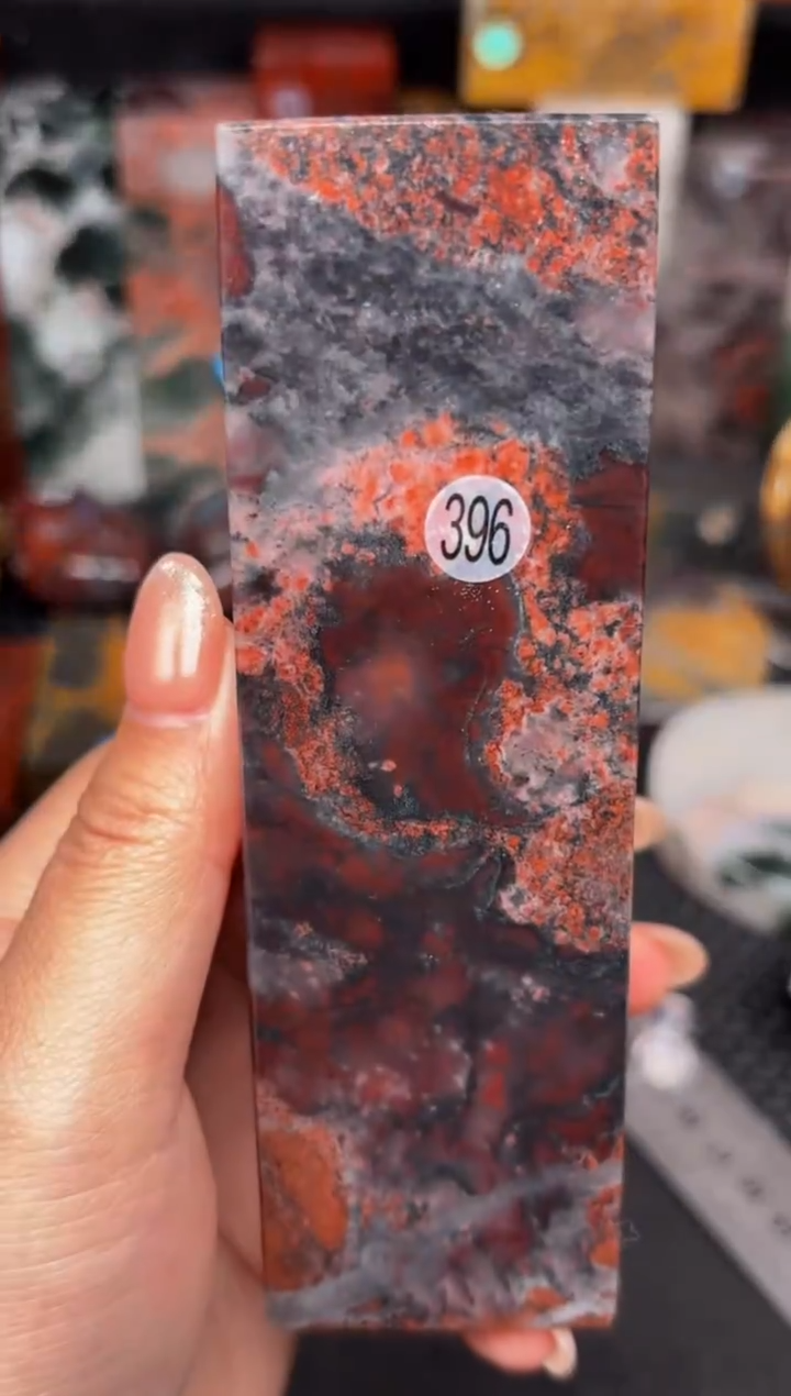 玉 桂林鸡血创意摆件装饰 编号：396