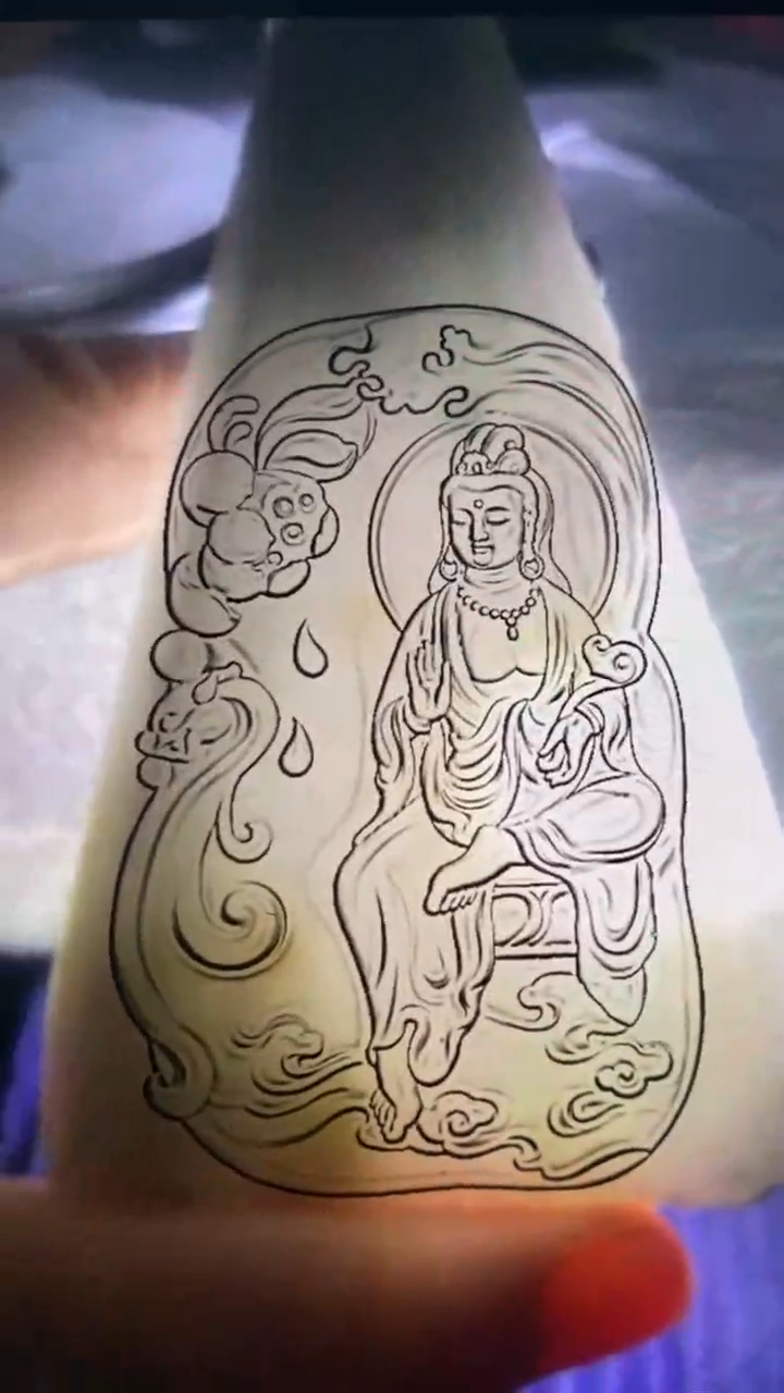 定制翡翠未镶嵌包工包料天然A货翡翠0330021