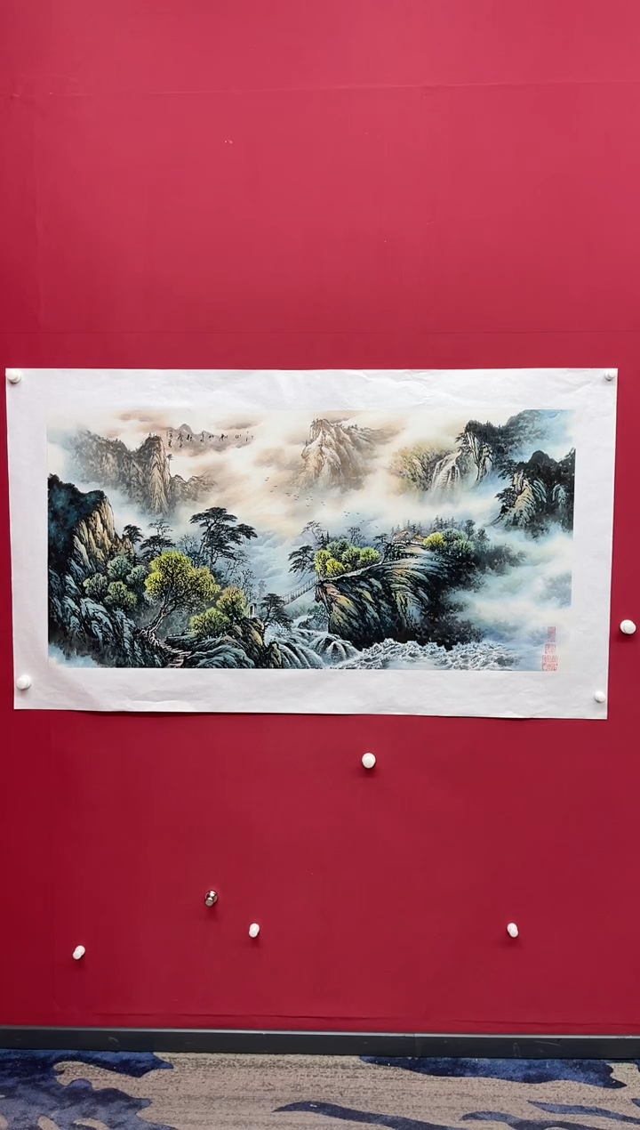 【闪购商品】国画吴-四尺山水/无框/W