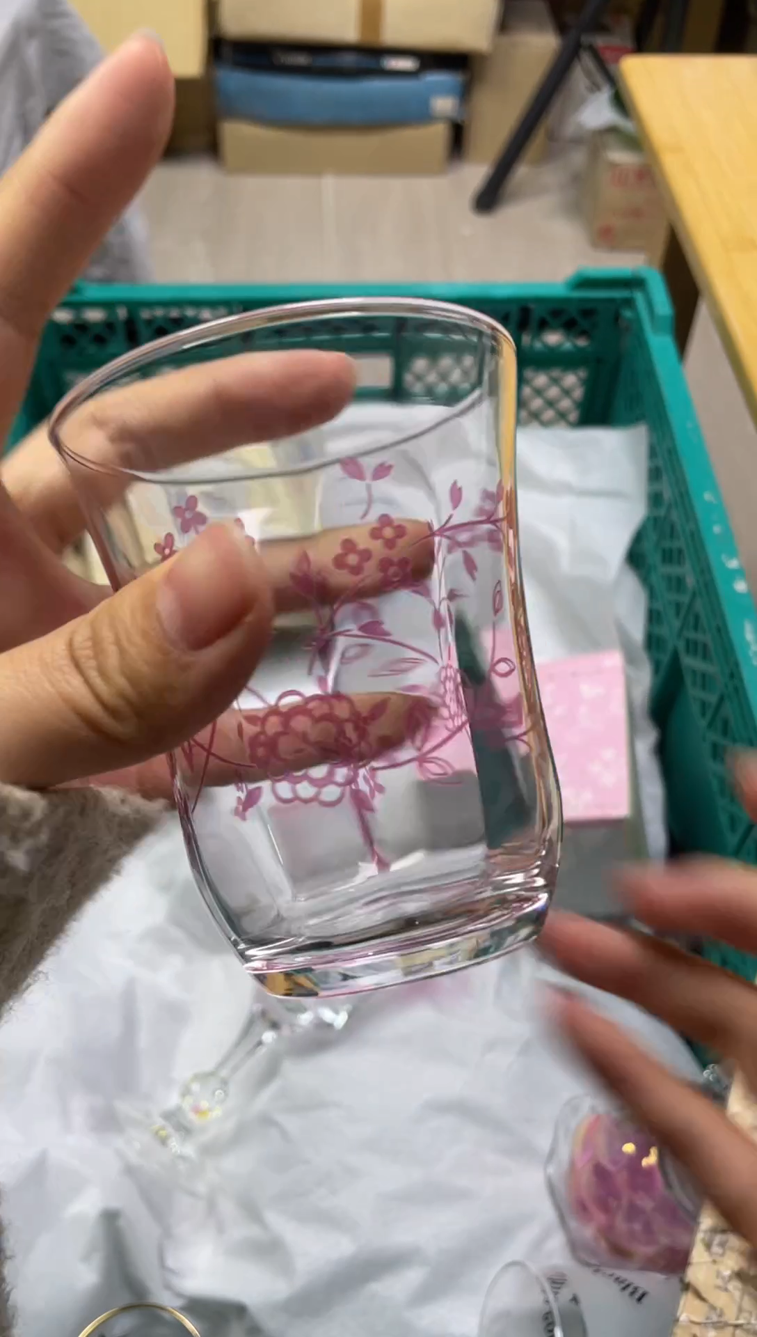 手工艺品玻璃温****霞821  精美产品感谢选购