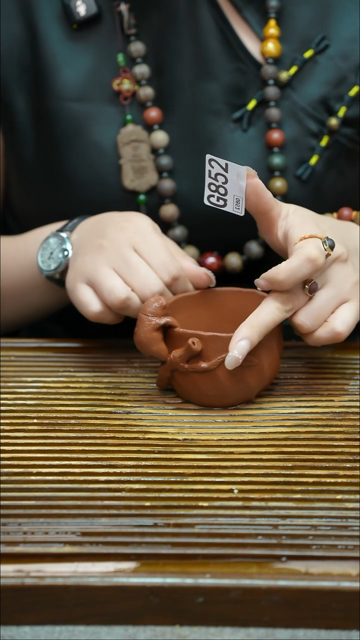万古烧粗陶手工茶具