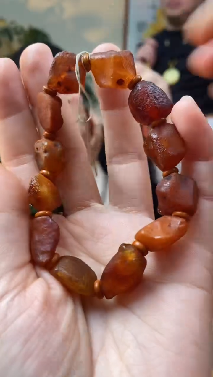 【闪购商品】琥珀手串未镶嵌手串