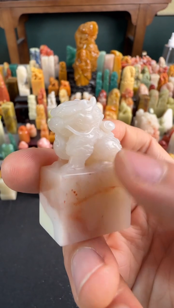 【闪购商品】青田石印石包四字7090