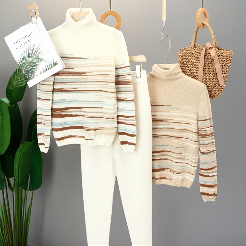 女士羊绒衫半高领打底衫时尚百搭SM816-R21232501