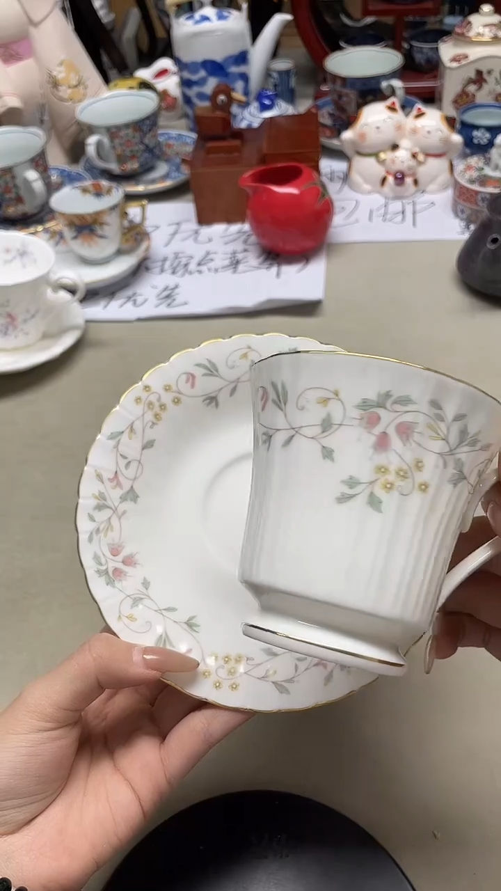 瓷片narumi咖啡杯