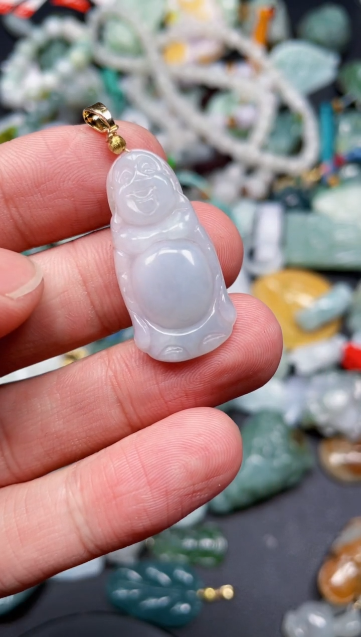 【闪购商品】翡翠颈饰未镶嵌天然翡翠a货