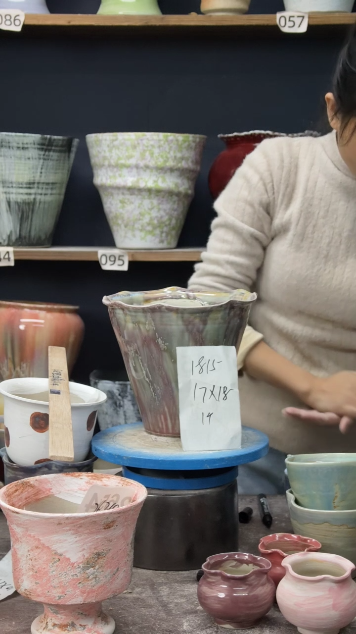 景德镇花盆默认微瑕1815