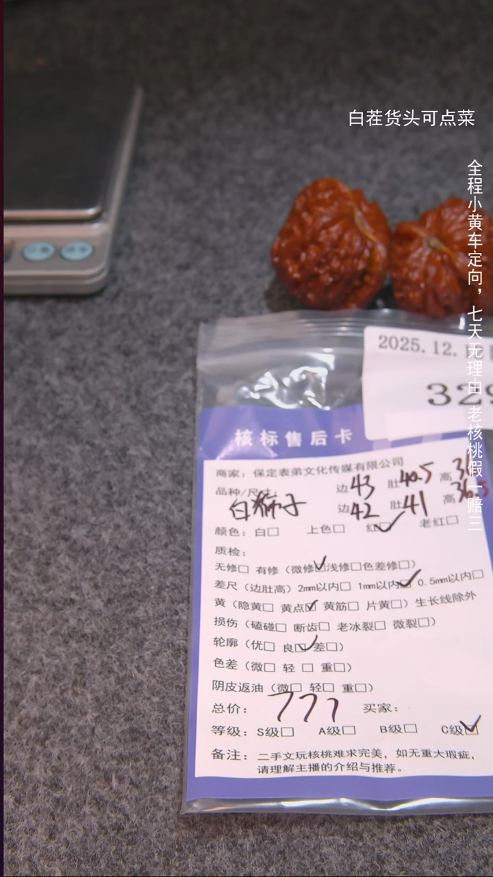 把件文玩核桃W*j白狮子329諘帝文化