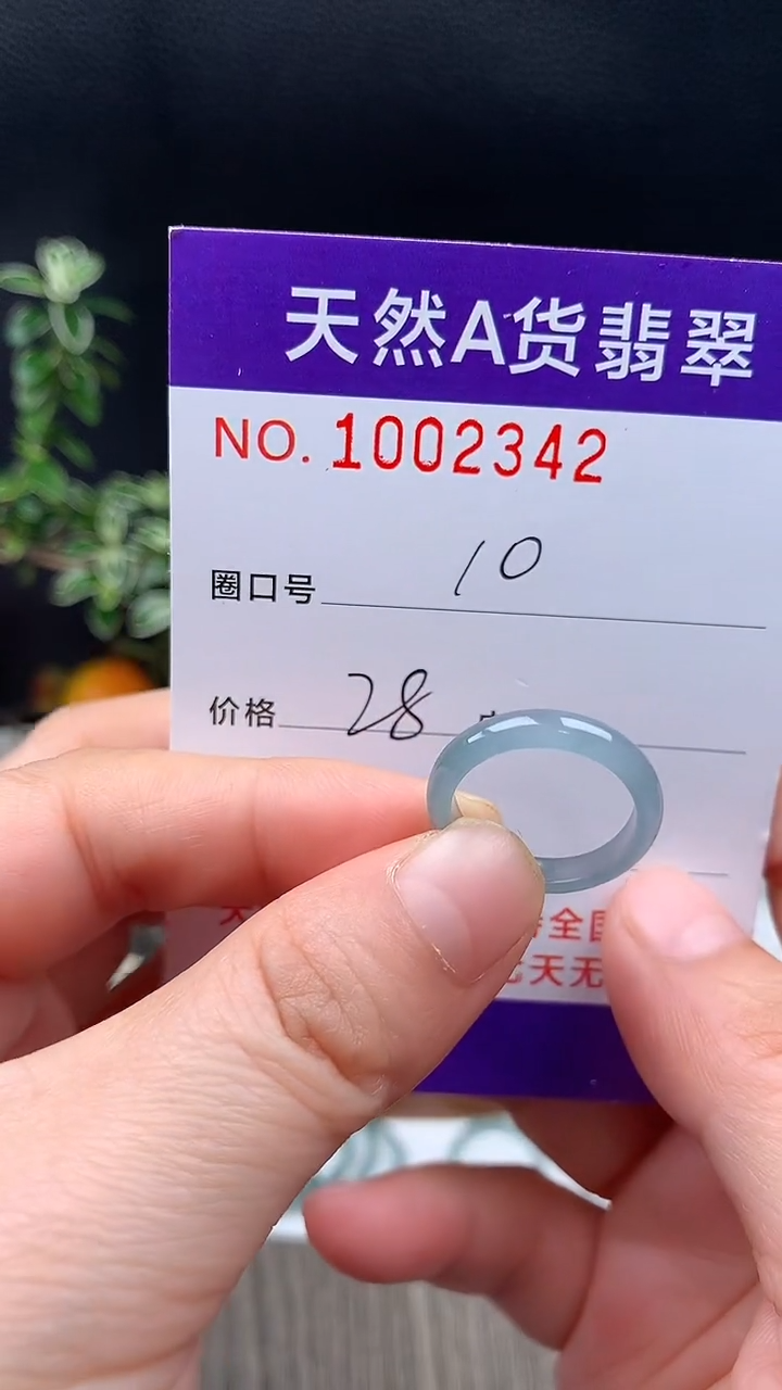 未镶嵌戒指翡翠10#