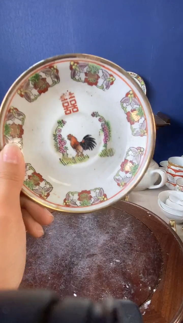 瓷片微瑕景德镇窑厂瓷摆件单件