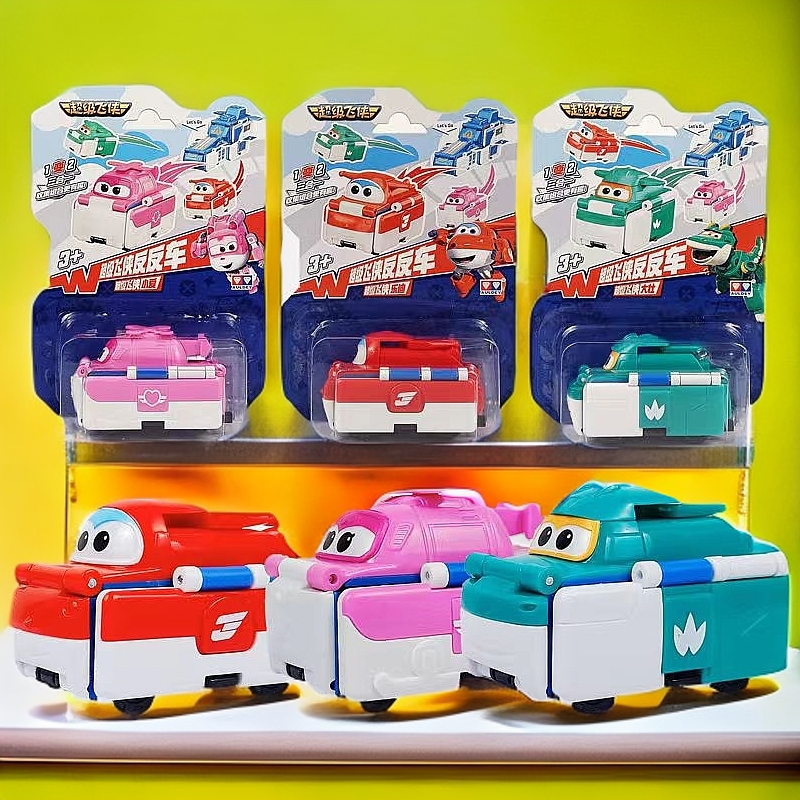 超级飞侠反反车乐迪小爱大壮三合一基地惯性滑行口袋玩具