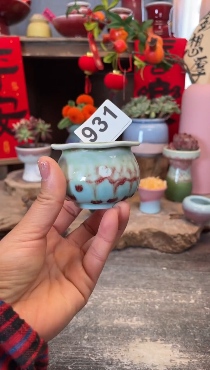 【闪购商品】摆件931知木小芳花盆