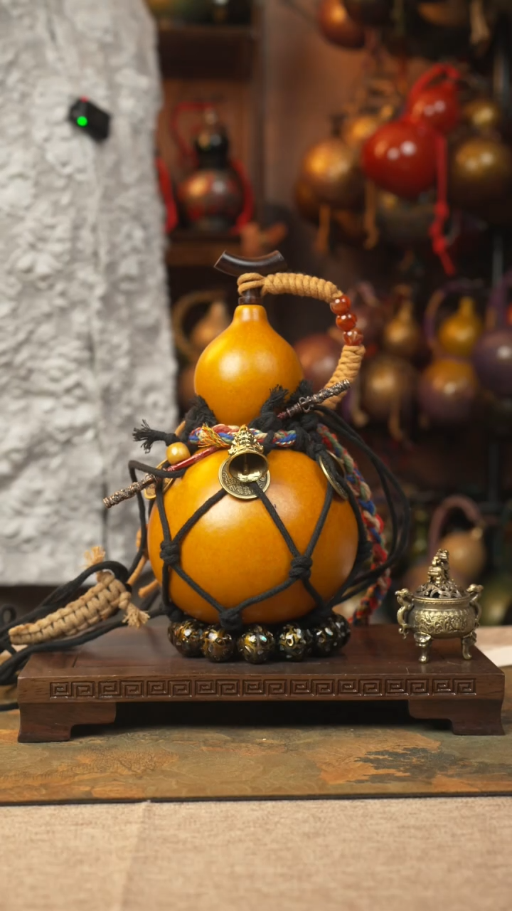 【闪购商品】192大漆葫芦一物一拍记650ml