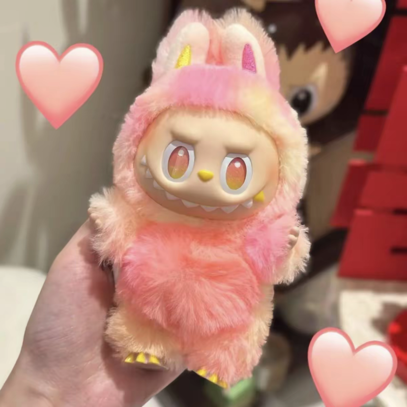 labulabu布布祖国版潮玩前方高能三代3.0马卡龙3代毛绒公仔玩偶