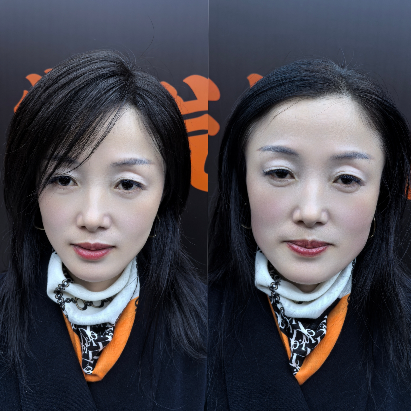 源头工厂女士假发片夏季轻薄透气全真发手织