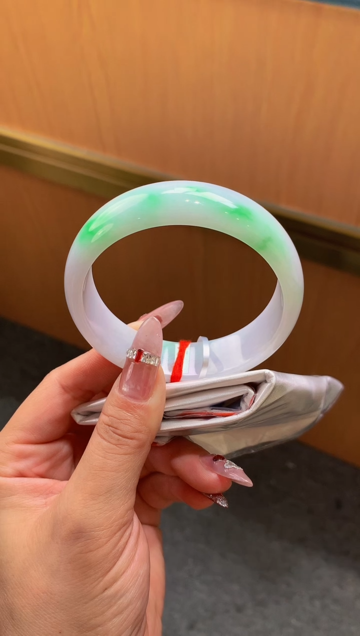 未镶嵌手镯翡翠-F102-正圈59.6