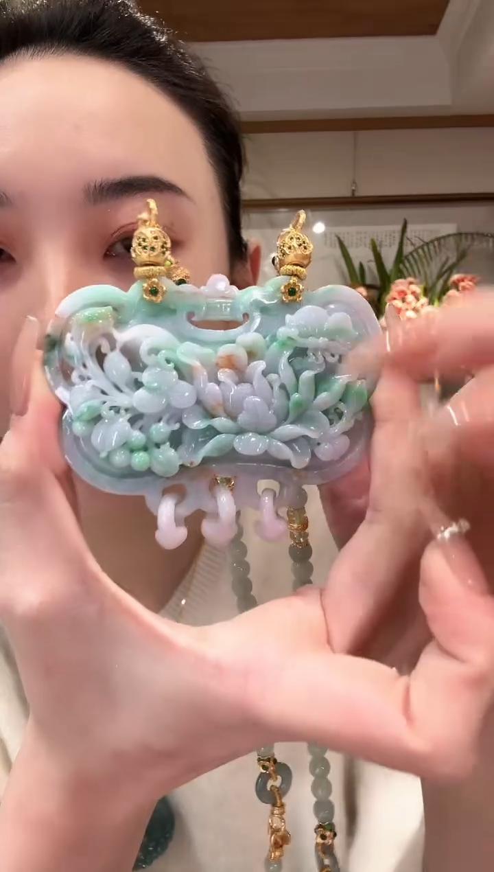 【闪购商品】翡翠颈饰未镶嵌国风