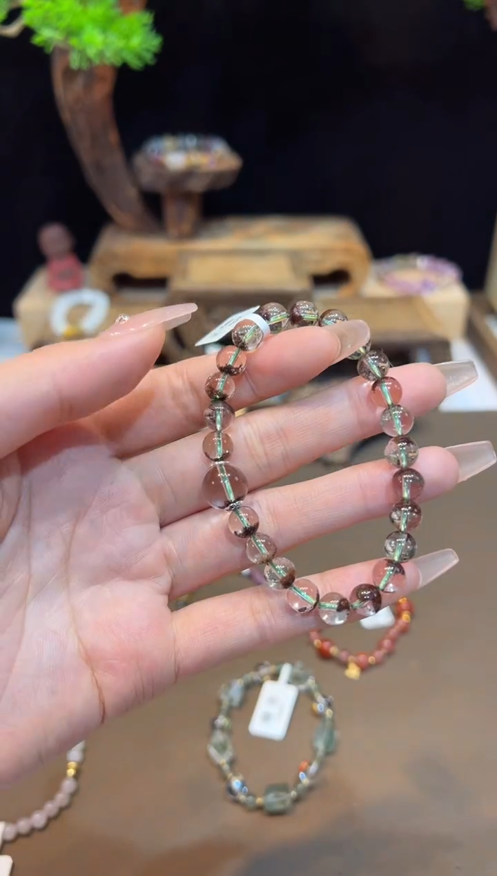 水晶手链未镶嵌手饰@@F4963