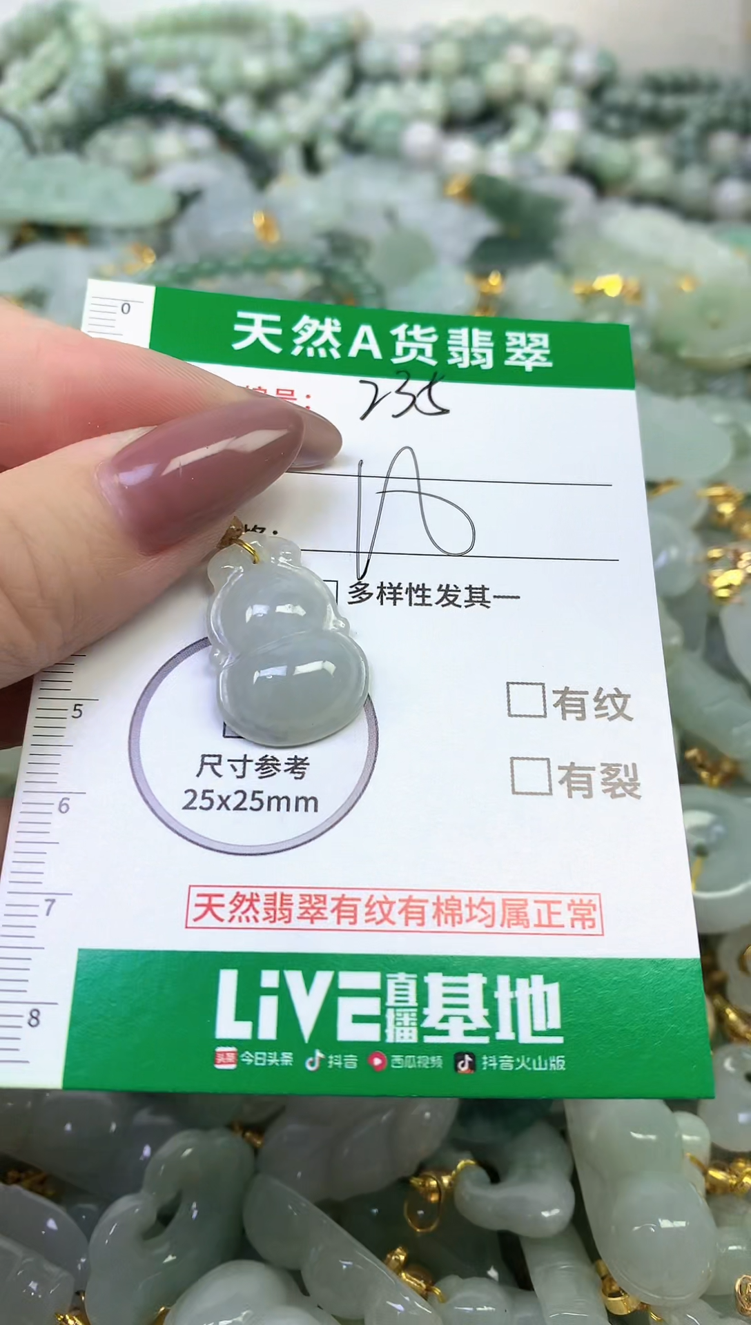 颈饰未镶嵌翡翠纯天然缅甸A货翡翠