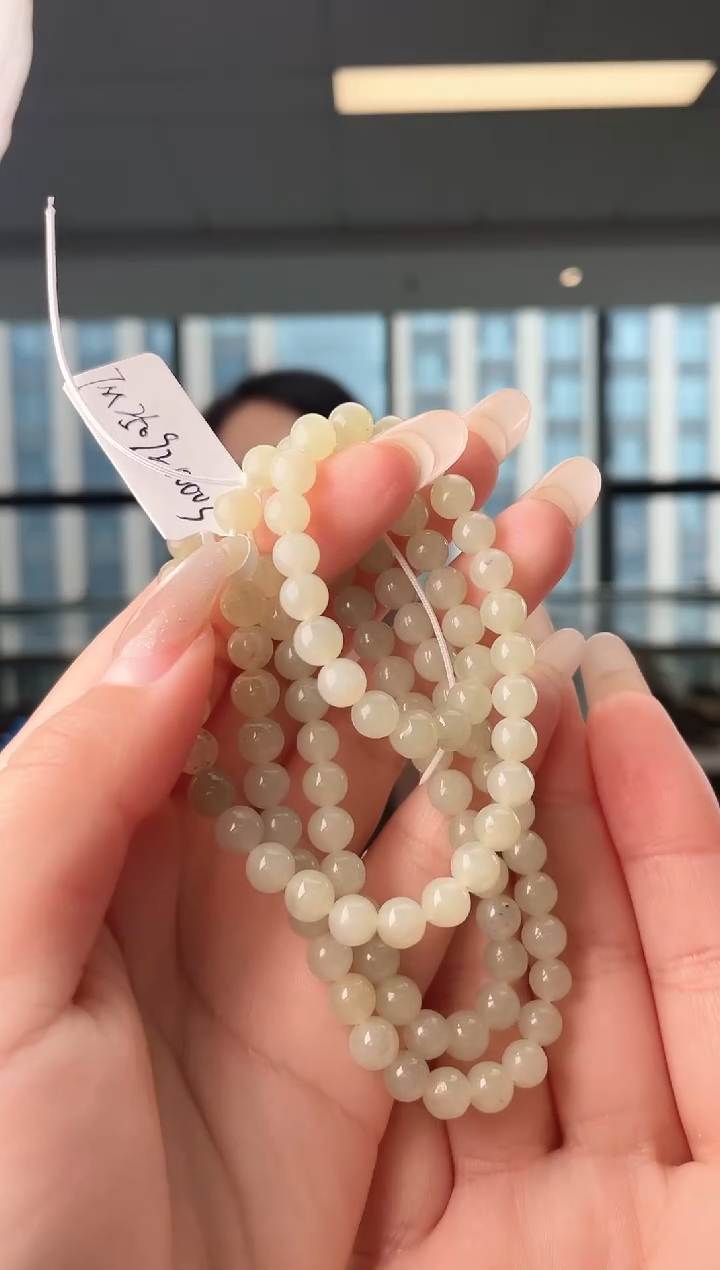 未镶嵌手串和田玉108珠链 xp