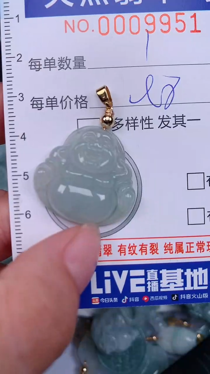 翡翠未镶嵌颈饰...0009951