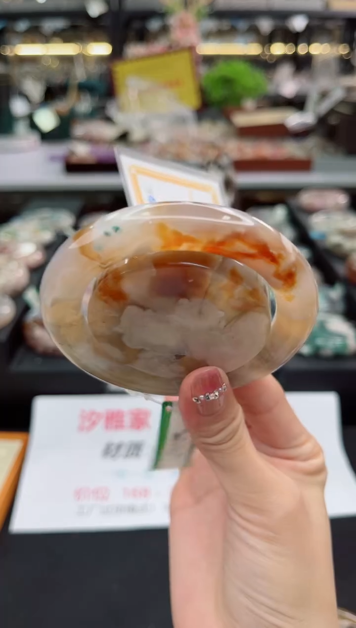 【闪购商品】石英质玉手镯未镶嵌56圈口（赠品镯心）3931168