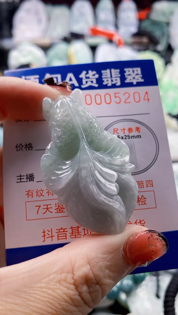 翡翠未镶嵌吊坠(不含链)1