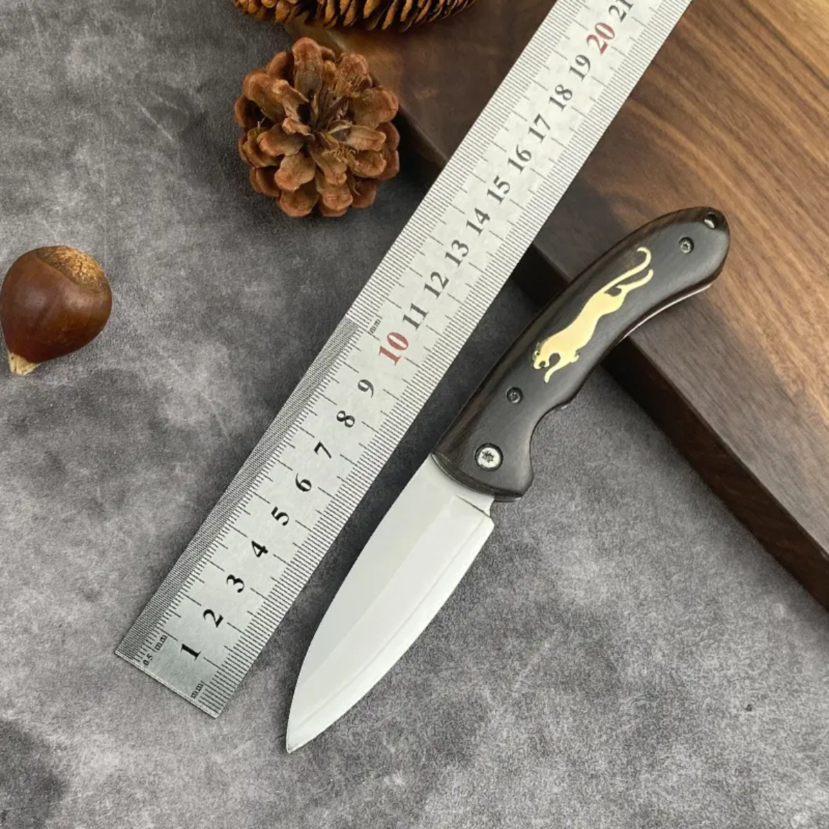 三合钢折叠小刀水果刀家用超快锋利无锁户外露营野炊烧烤小折刀