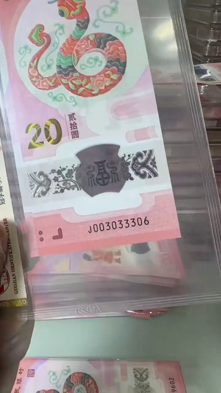 【闪购商品】塑料003033306-蛇钞单张！！